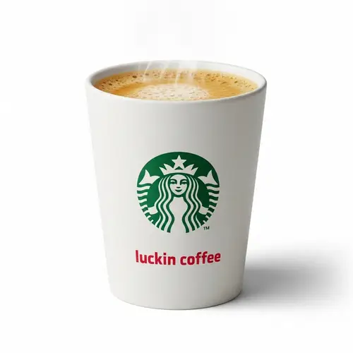 Stylish Starbucks or Luckin Coffee Cups