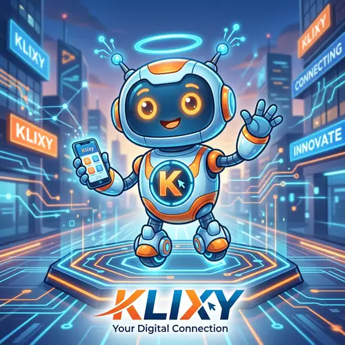 Klixy Mascot Concept: A Fun Digital Assistant