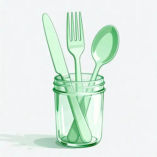 Green Kitchen Utensil Illustration