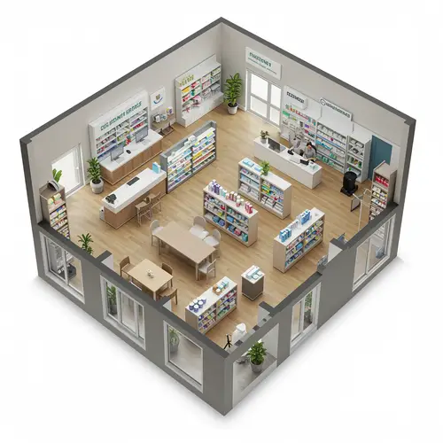 Pharmacy Floor Plan Design: Detailed Layout Guide