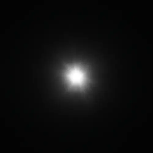 Simple Black and White Star Image