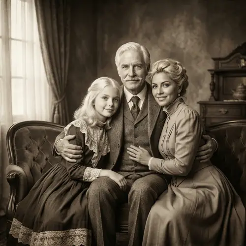 Heartwarming Family Portrait | Emotional Studio Photography