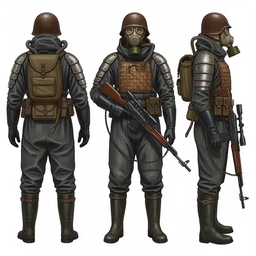 Metro 2033 Character Concept Art