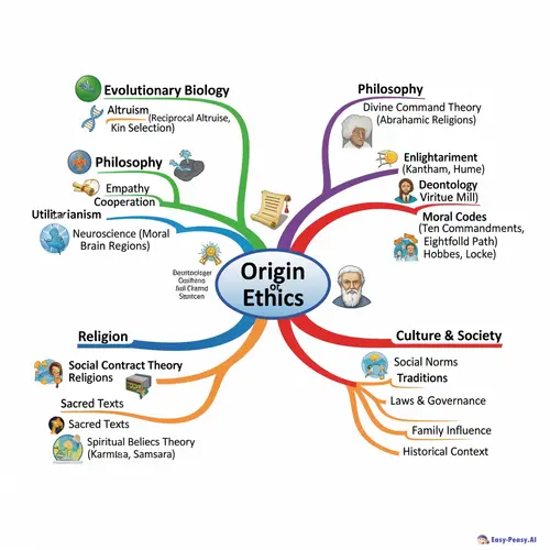 Mind Map on the Origin of Ethics