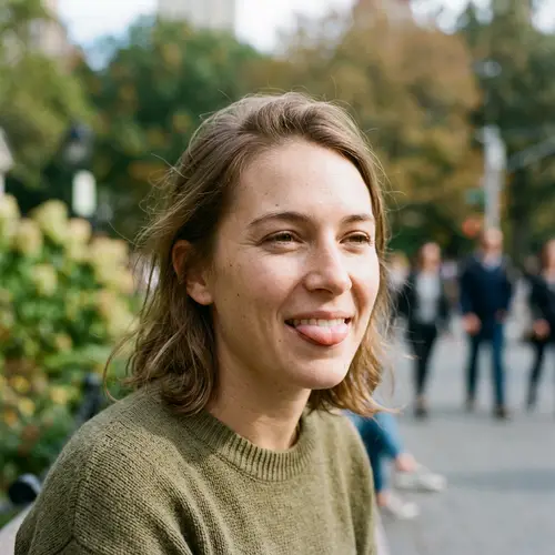 Woman Sticking Out Her Tongue - Fun Expressions