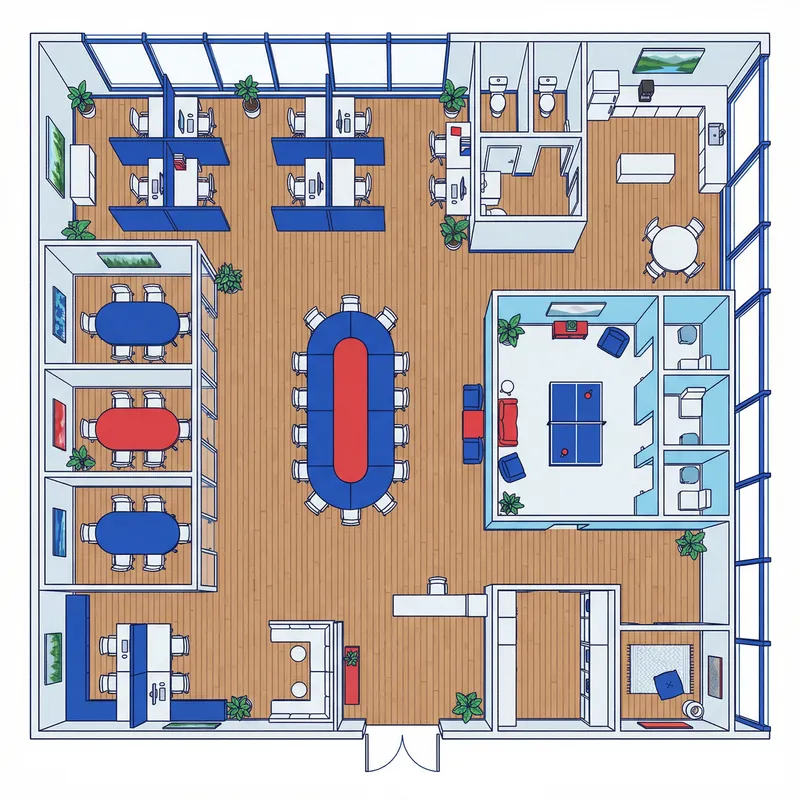 Top View Design of Event Management Startup Office | Indian Wedding