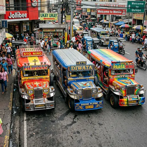 Three Distinct Philippine Jeepneys | Colorful Designs