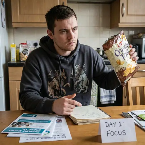 Overcome Gambling Addiction: Determined Man in MRBeast Hoodie