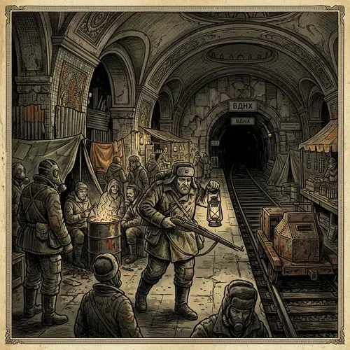 Post-Apocalyptic Stalker Art Inspired by Metro 2033