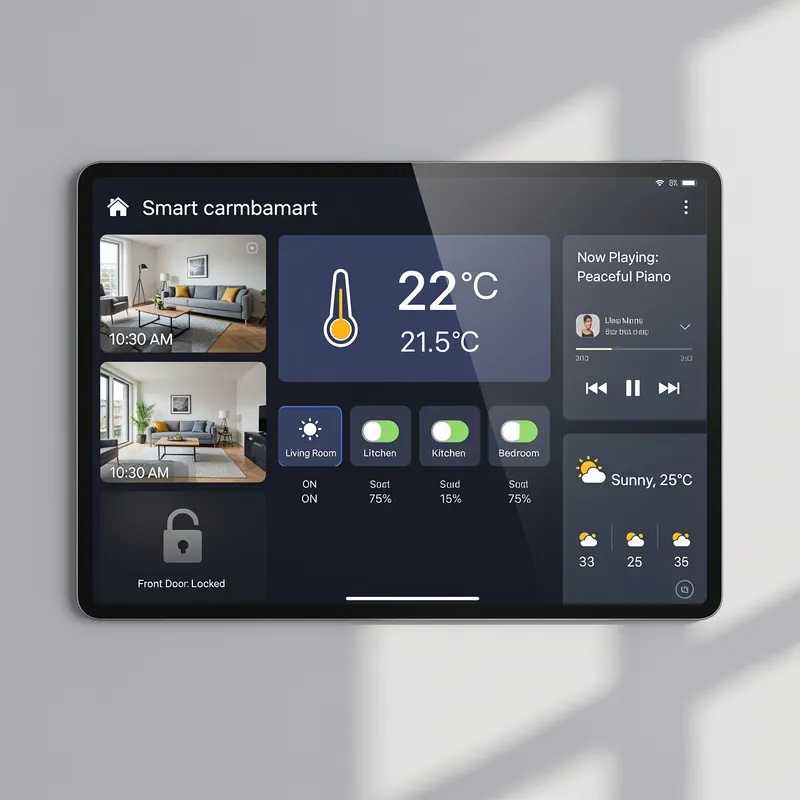 Modern Smart Home Dashboard - Connected Devices Modern Smart Home Dashboard - Connected Devices