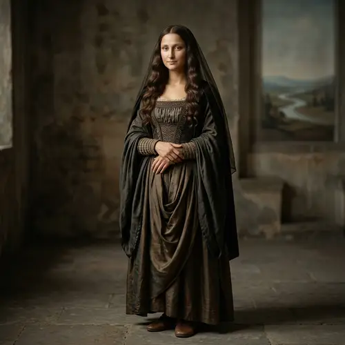 Mona Lisa Cosplay: Ultra-Realistic Photography