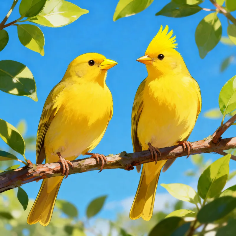 The Brightest Yellow Birds: A Color Showcase