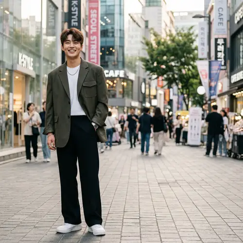 Stylish AI Korean Male Models - Dapper Looks