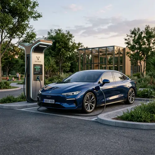 Hyper-Realistic Visual Representation of Brand-New Electric Car