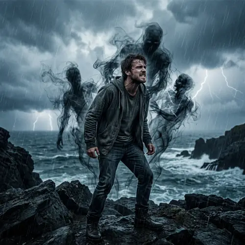 Inner Demons: Emotional Struggle of a Determined Man