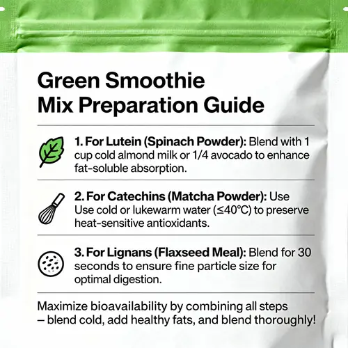 Maximize Nutrients with Our Green Smoothie Mix