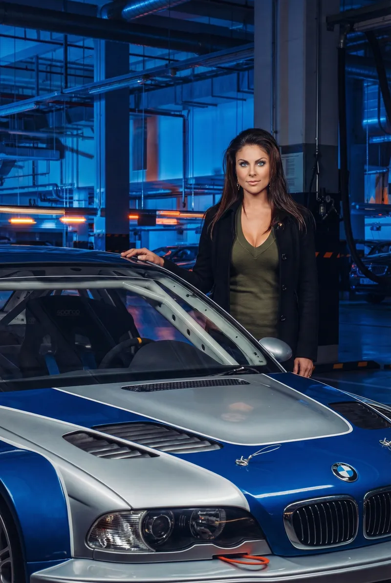Nadia Bjorlin and M3 GTR: A Stunning Duo