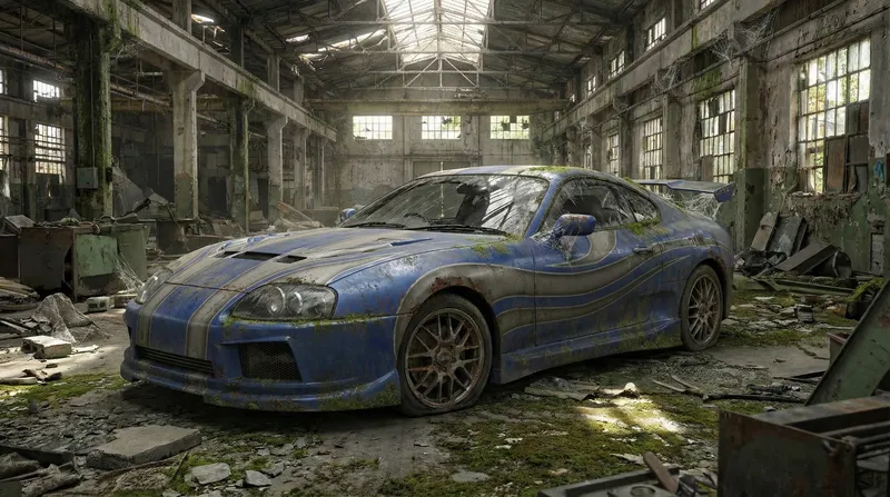 Supra Abandoned in Disused Factory
