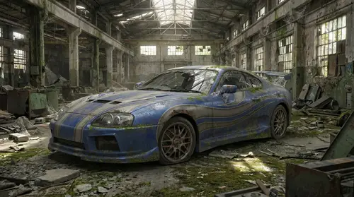 Supra Abandoned in Disused Factory