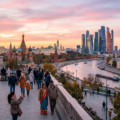 Moscow: Blend of History and Modernity | Cityscape View