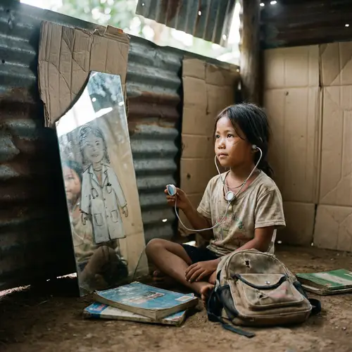 Empowering Story of a Young Asian Girl Aspiring to Become a Doctor