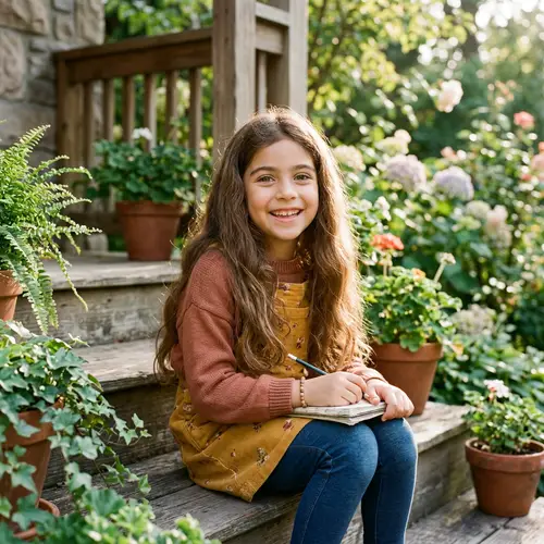 Petite Hispanic Girl with Voluminous Brown Hair | Explore or Relax