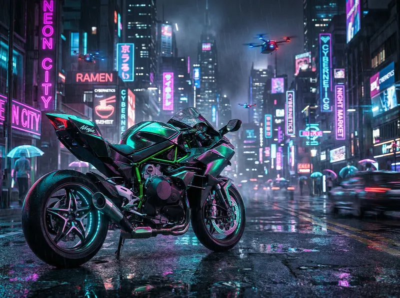 Stunning Cyberpunk Desktop Wallpaper | 4K Neon City Stunning Cyberpunk Desktop Wallpaper | 4K Neon City