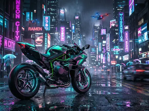 Stunning Cyberpunk Desktop Wallpaper | 4K Neon City