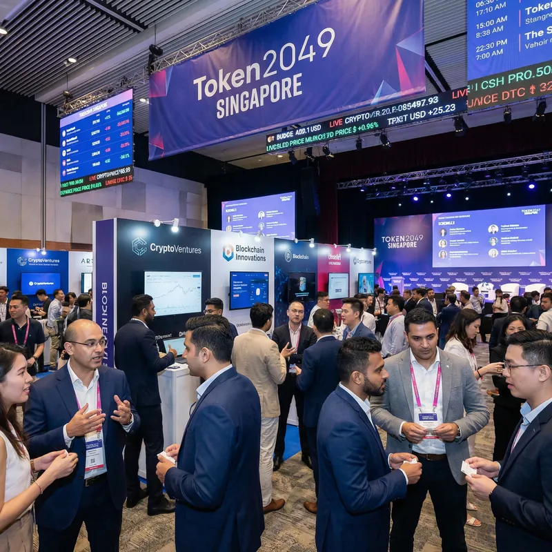 Token2049 Crypto Event in Singapore - Venture Capitalists, Entrepreneurs & Trends