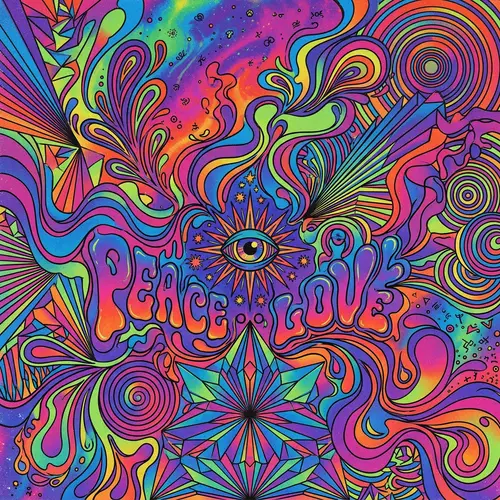 Psychedelic Abstract Art: Vibrant Colors & Patterns