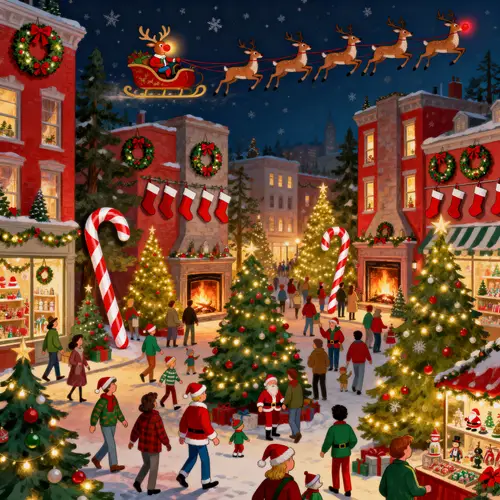 Find Festive Fun in Our Busy Christmas Scene