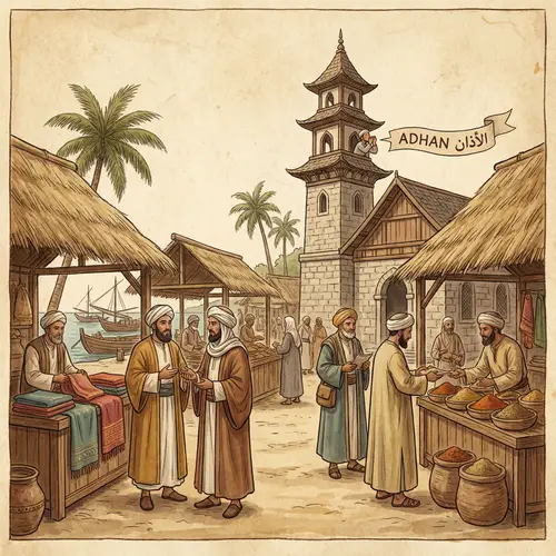 Islamic Figures in 14th Century Southeast Asia