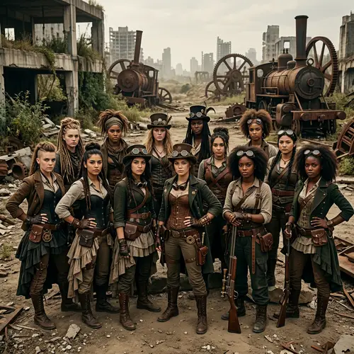 Steampunk Style: 15 Diverse Post-Apocalyptic Stalker Girls