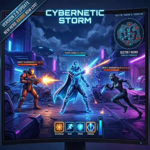 Futuristic Battlefield 2.9 Version Update Gameplay