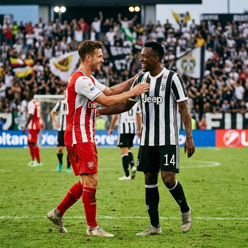 Lionel Messi & Cristiano Ronaldo Sharing a Sportsmanlike Kiss Lionel Messi & Cristiano Ronaldo Sharing a Sportsmanlike Kiss