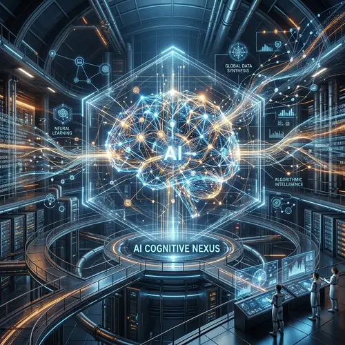 3D AI Concept Image: Visualization for Artificial Intelligence