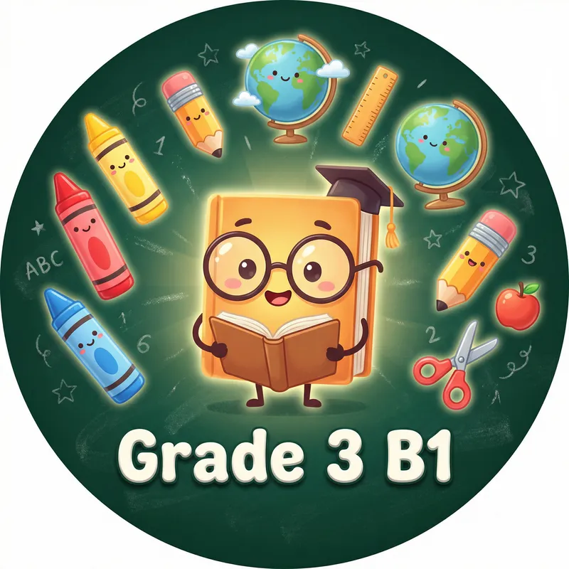 Engaging Grade 3 B1 WhatsApp Group Icon Design