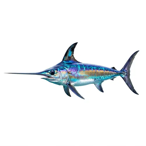 Vibrant Swordfish Art for Decor