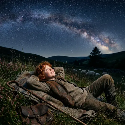 Red-Haired Shepherd Boy | Starry Night Appreciation