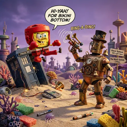 Mr. Ring a Ding vs. SpongeBob - Epic Showdown