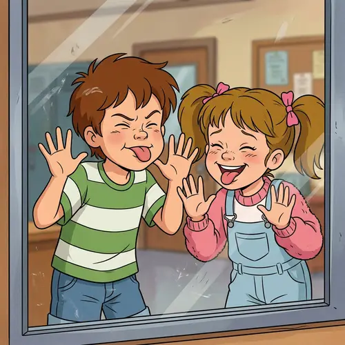 Innocent Childhood Antics with Boy and Girl | Animated Series Characters