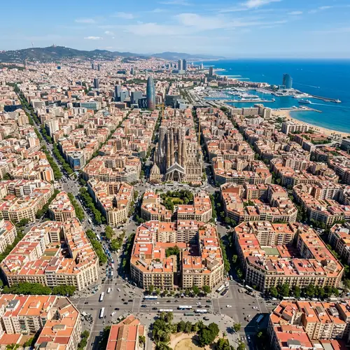 Explore the Beauty of Barcelona | Stunning Aerial View