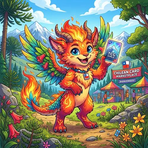 Pokemon-style Mascot for Online Card Marketplace in Chile