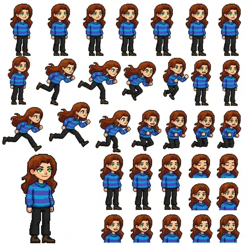 Pixel Art Sprite Sheet for Games | Character Animation