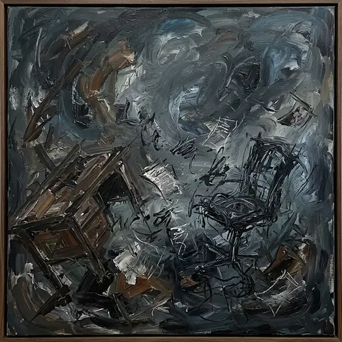 Job Insecurity Abstract Expressionism Painting