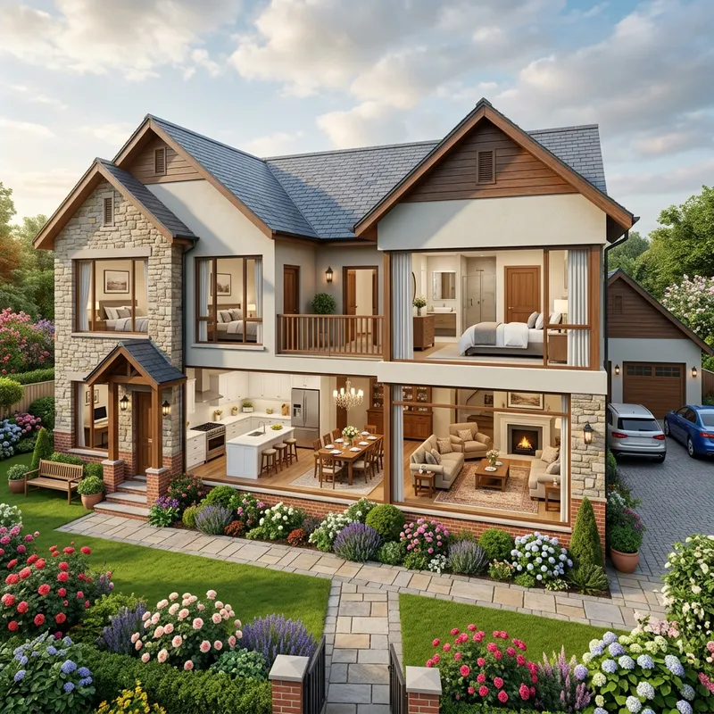 Spacious 600 sqm Two-Story Family Home