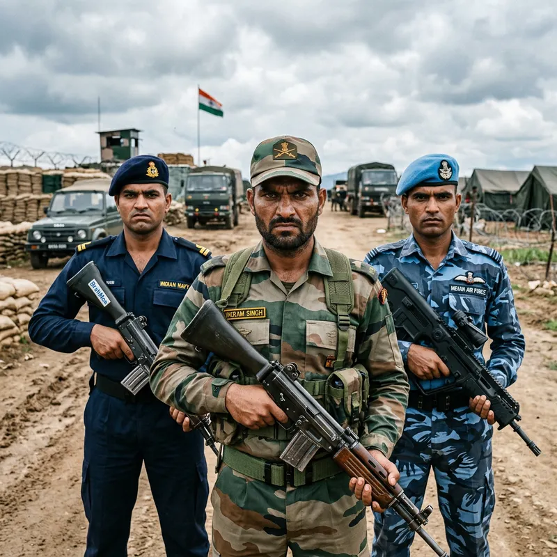 Indian Army Personnel: Strength and Unity in Action