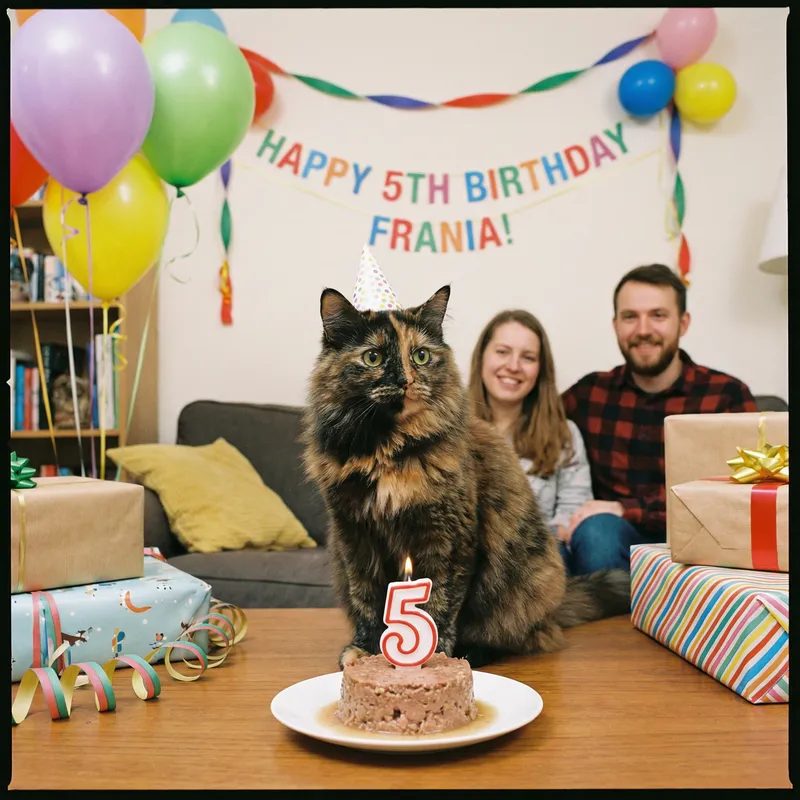 Frania the Cat's 5th Birthday Celebration Ideas