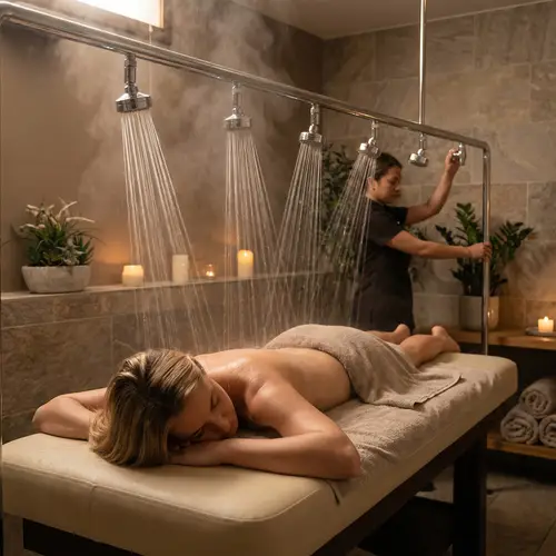 Relaxing Vichy Shower Treatment at a Spa