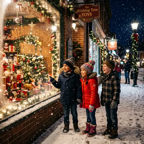 Multicultural Children's Winter Wonderland | Christmas Storefront Display